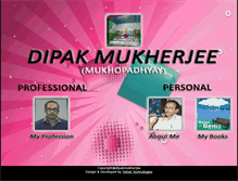 Tablet Screenshot of dipakmukherjee.com